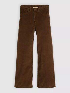 Levi’s Rib Cage Brown Wide-Leg Corduroy Pants